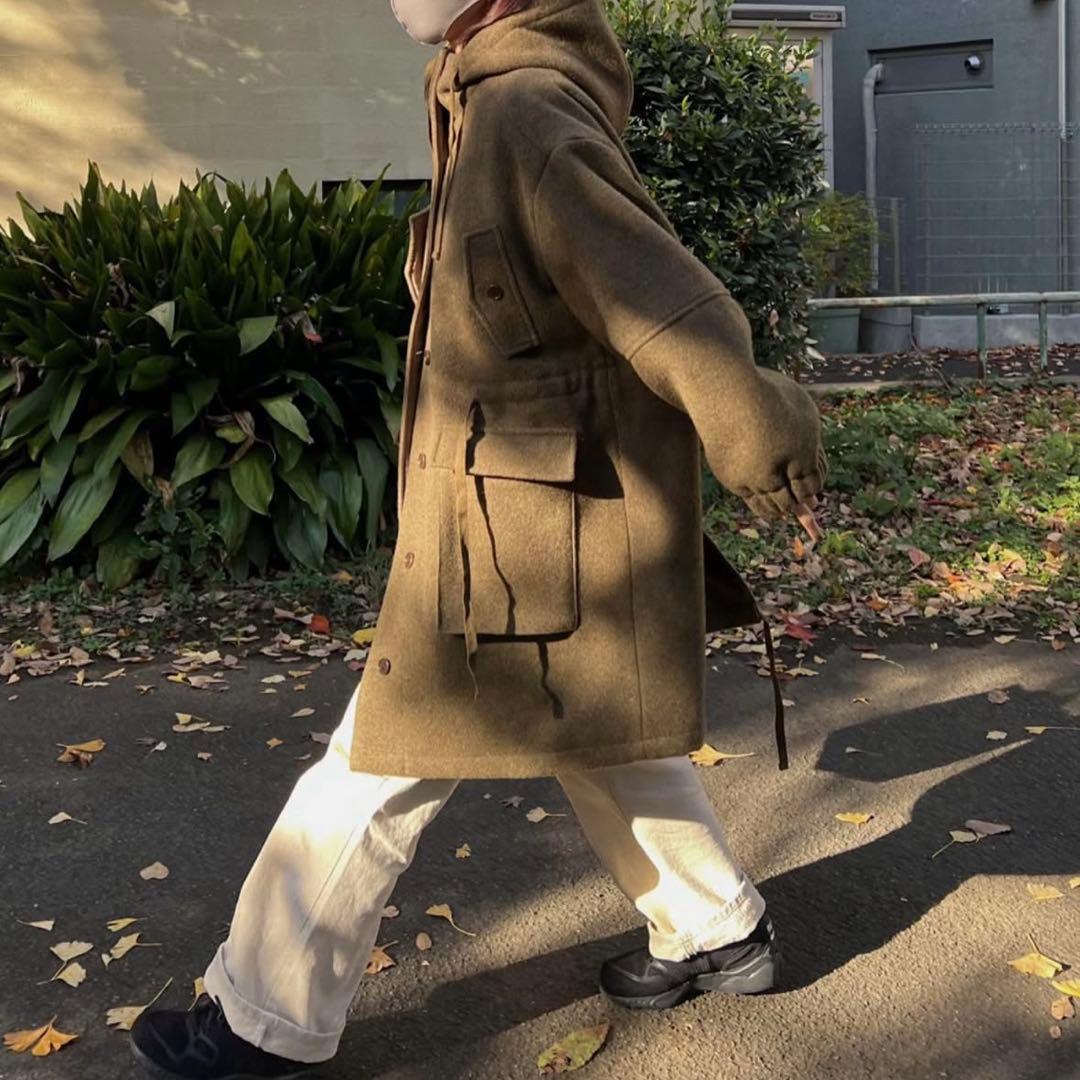 nokcha ミリタリーウールコート