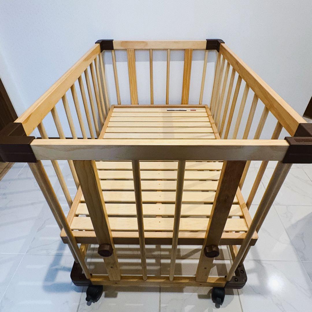 【♡送料込♡】ファルスカ　ベビーベッド ミニジョイントベッドネオ⭐︎