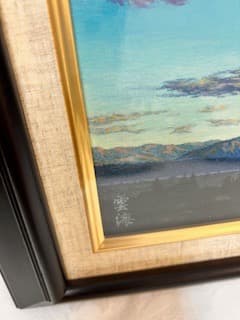 雲海洋次★遠望★油彩★真作★美品★