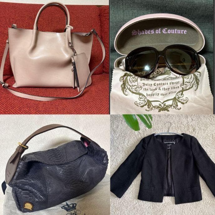 【ハビット】バッグ・ジャケット・サングラス 4点まとめ