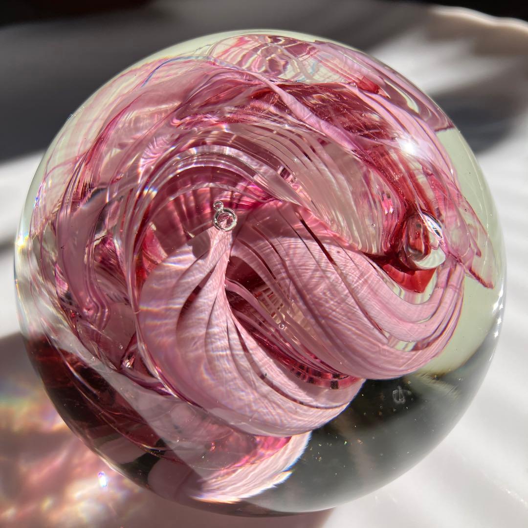 レア　イタリア製　作家　ヴィンテージ ヴェネツィアングラス　ペーパーウエイト