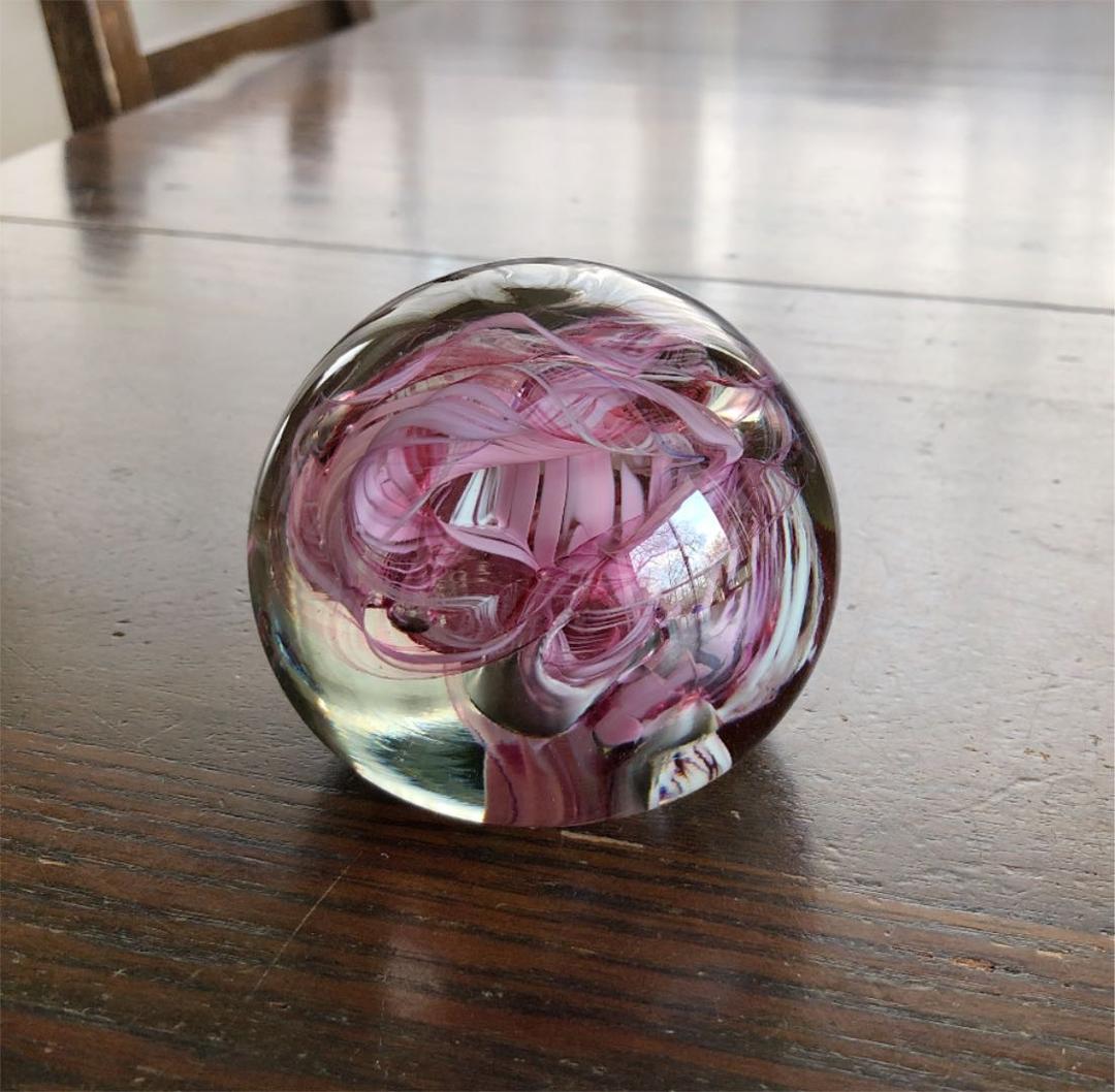 レア　イタリア製　作家　ヴィンテージ ヴェネツィアングラス　ペーパーウエイト