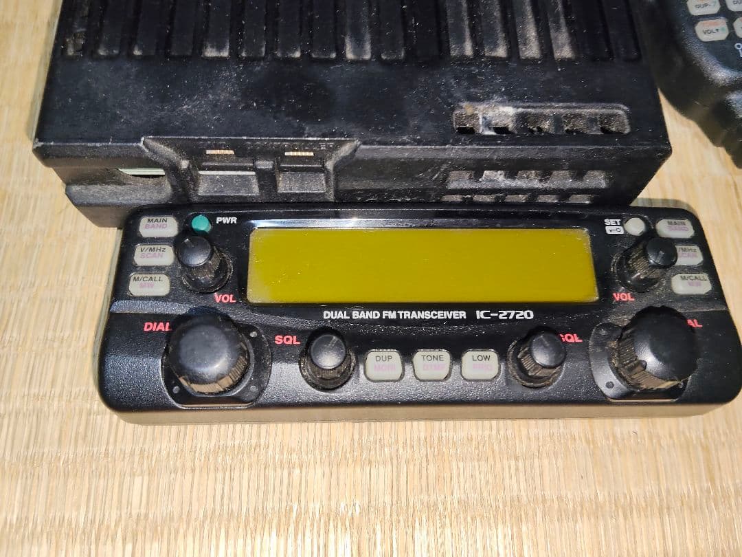 ジャンク IC-2720 トランシーバー デュアルバンド