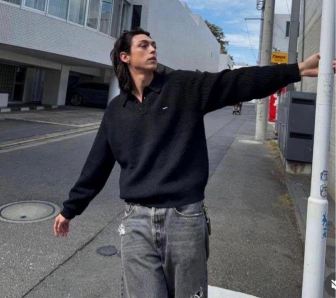 希少S モーガンSupreme Small Box Polo Sweater