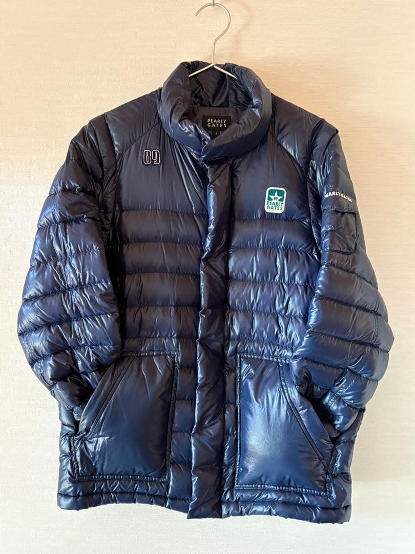 【美品】PEARLY GATES ネイビー ダウンジャケット