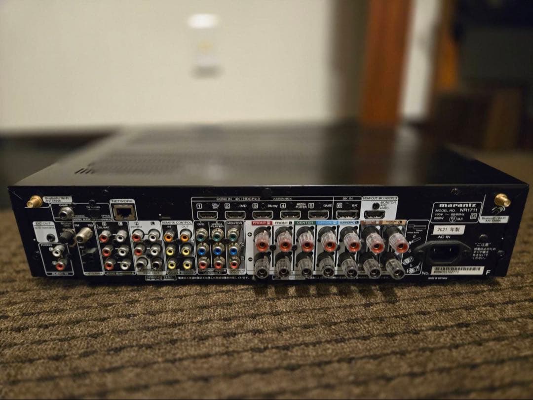 Marantz AVアンプ 8K対応 NR1711 ブラック