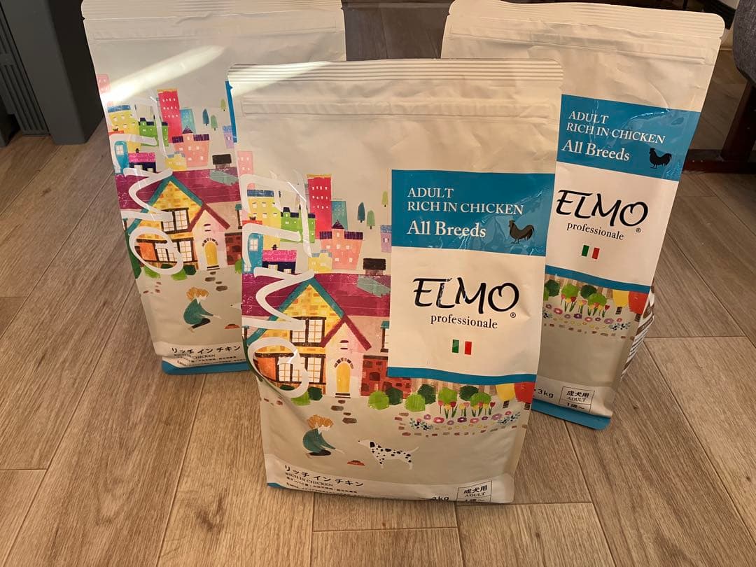 ELMO ドッグフード チキン 3kg✖️３袋　計9kg