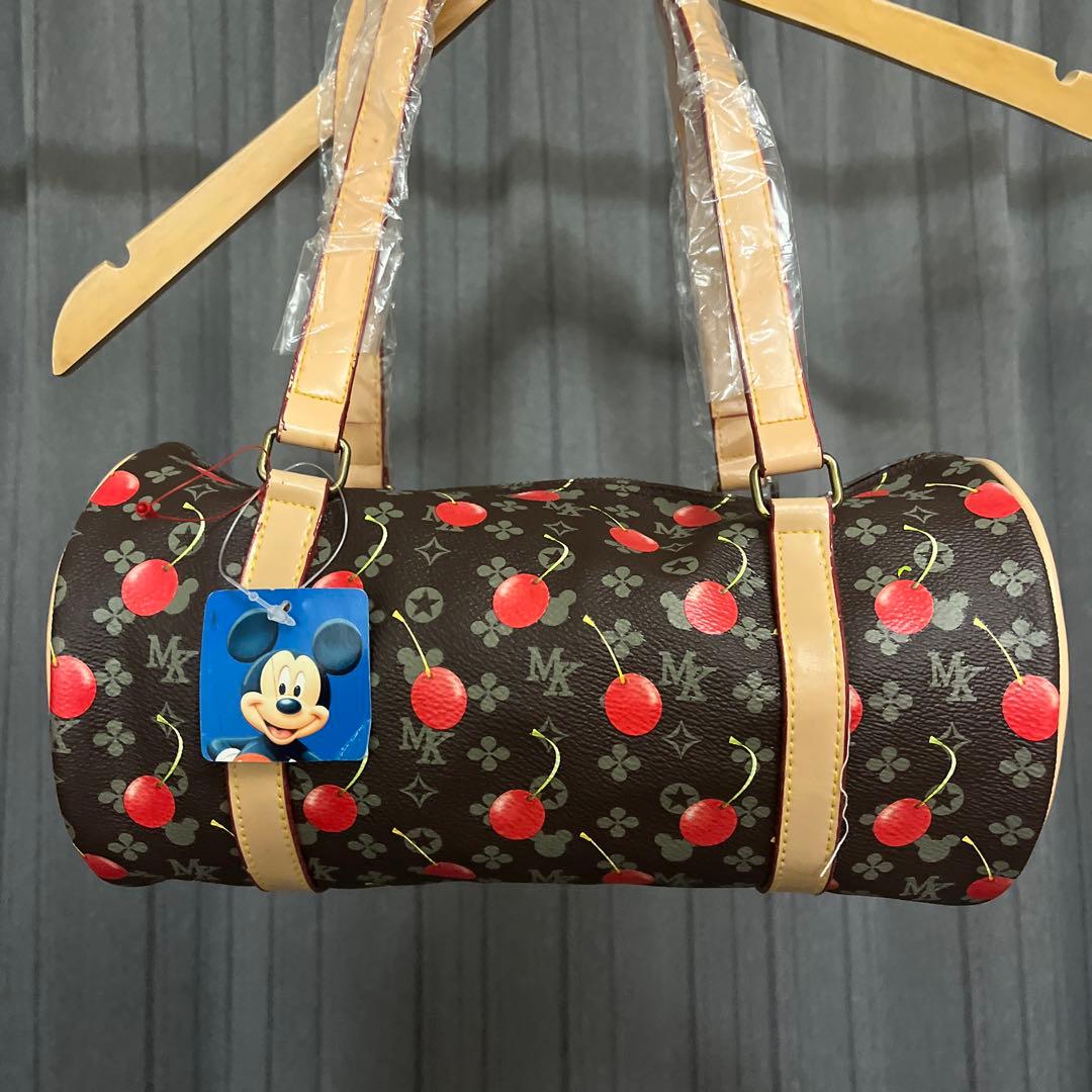 ディズニー　ミッキー　モノグラム　チェリー　バッグ