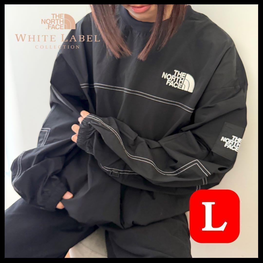 【ノースフェイス】アルバニークルーネック＊黒 ＊L ＊韓国限定＊新品