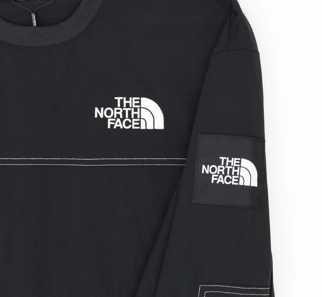 【ノースフェイス】アルバニークルーネック＊黒 ＊L ＊韓国限定＊新品