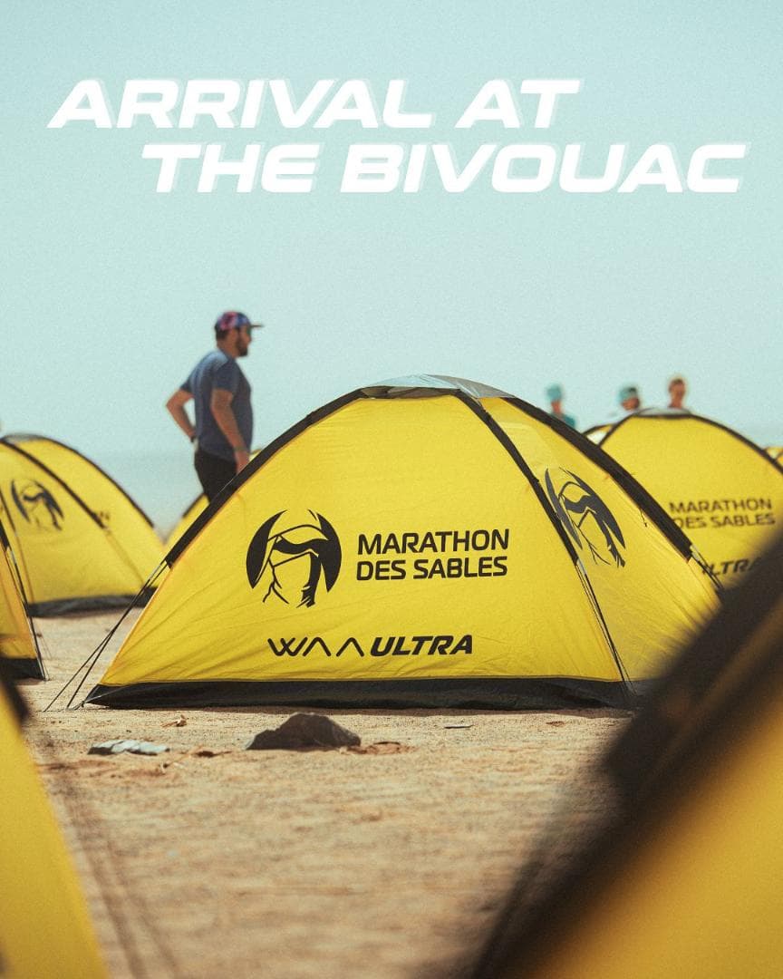MARATHON DES SABLES ULTRA イエロー テント