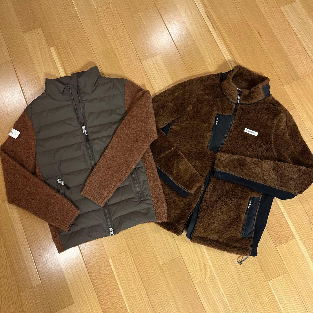 み*ふ様 極美品‼️BRIEFING フリースジャケット&ニット切り替えダウン