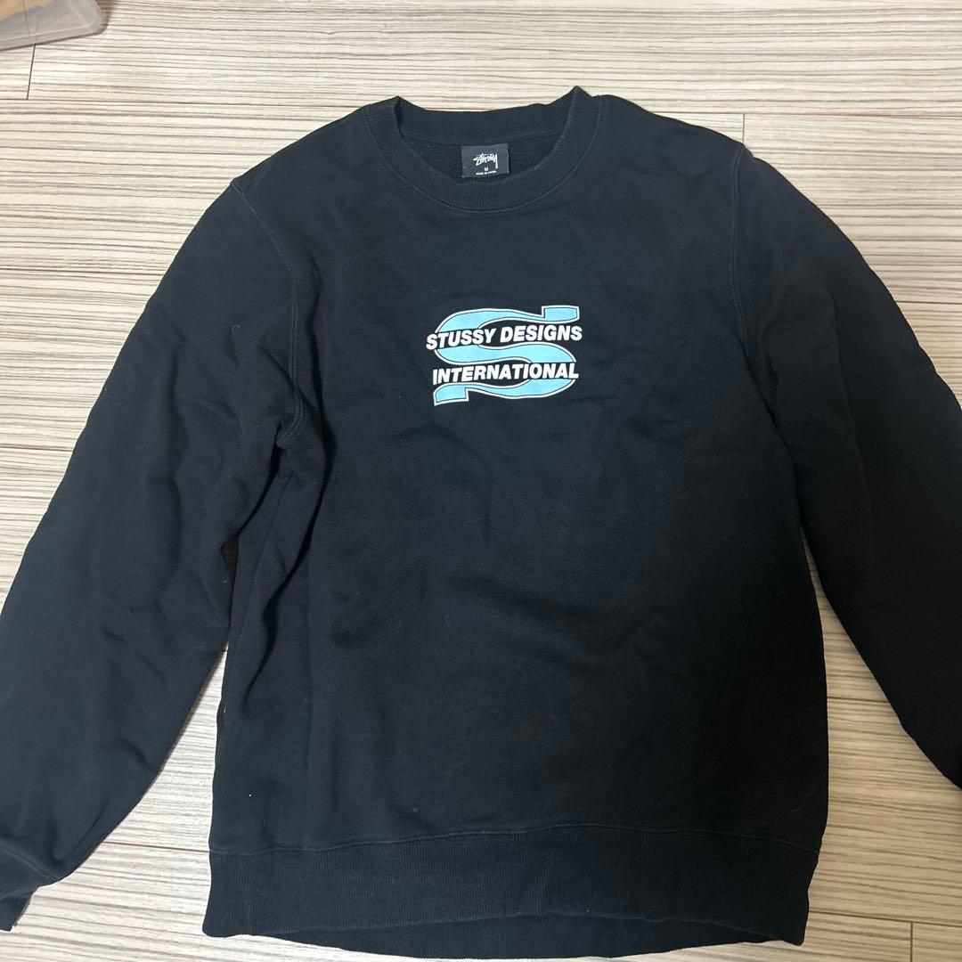 Stussy ブラック スウェット M