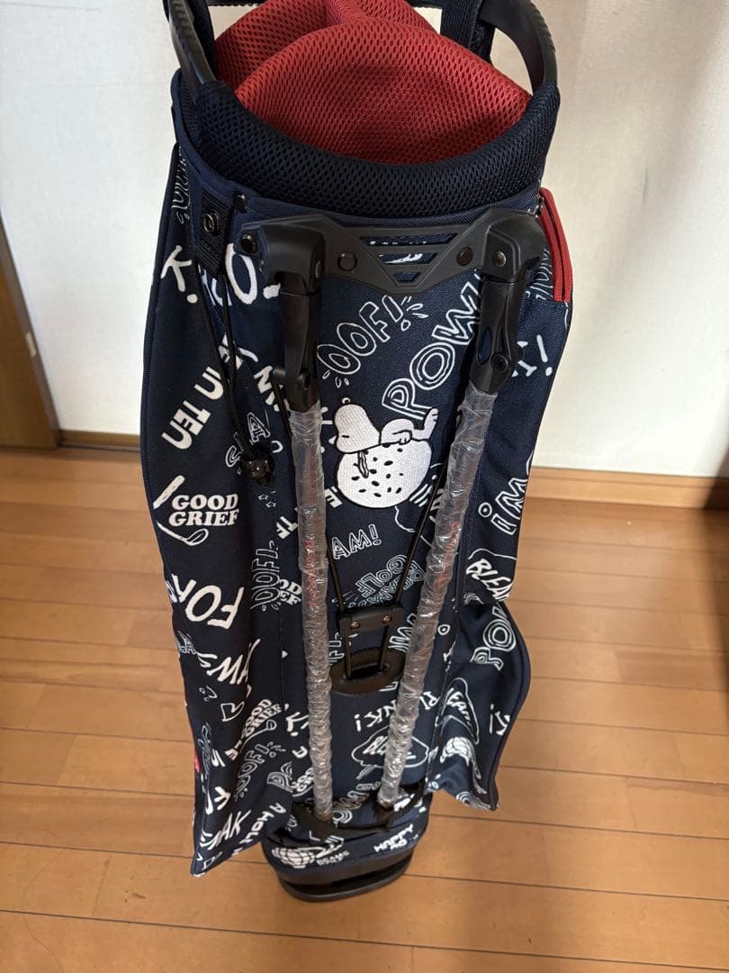 新品未使用‼️激レア‼️ビームス ゴルフ スヌーピー キャディバッグ ネイビー