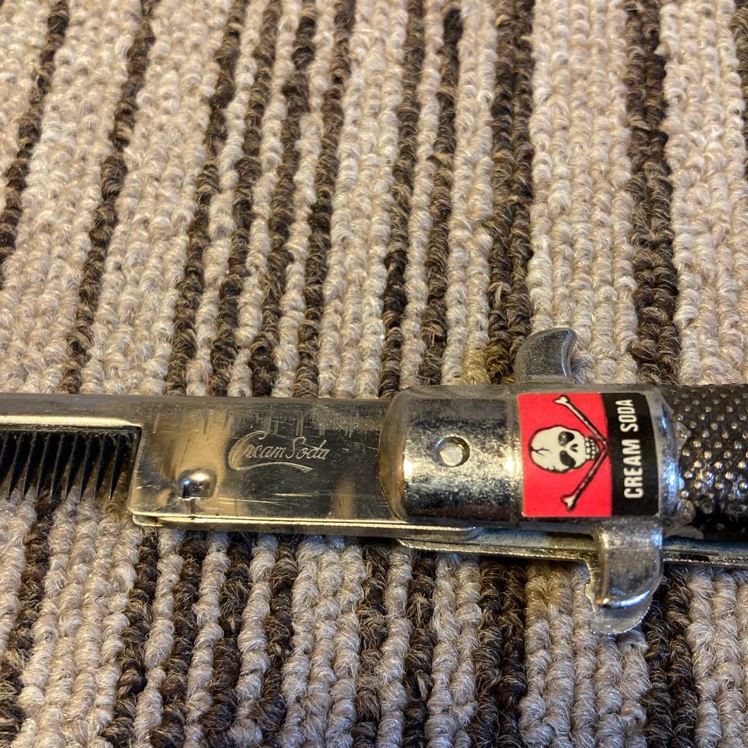CREAMSODAクリームソーダ ジャックナイフ型コーム ロカビリー