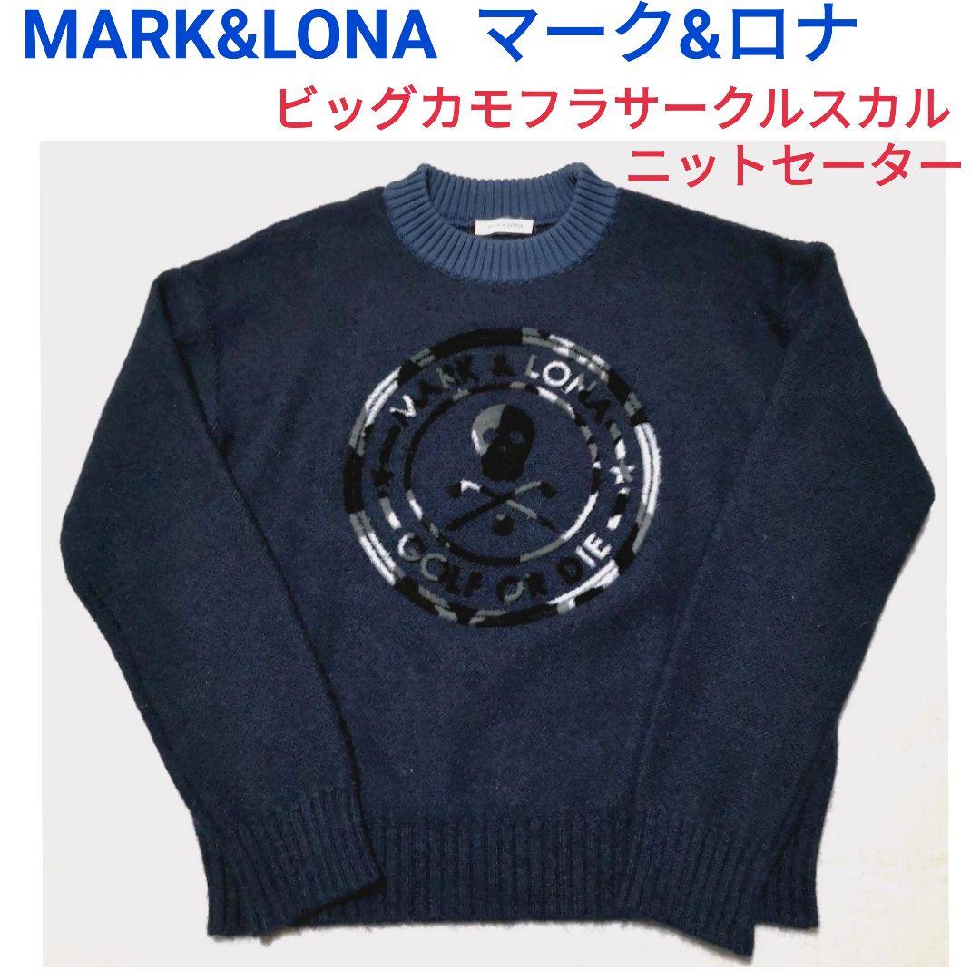 MARK&LONA★迷彩スカルニットセーター36キムタクパーリーゲイツアルチビオ