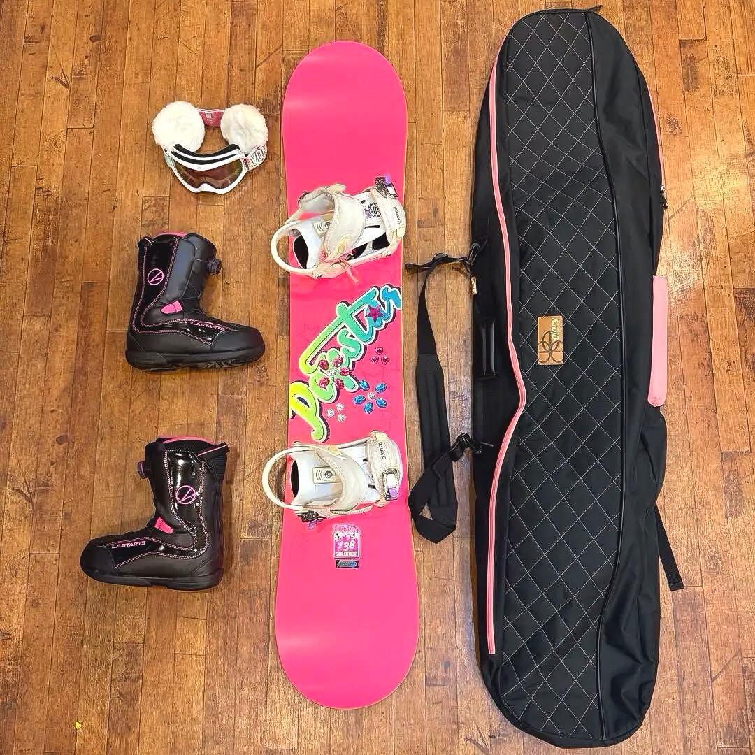 送込！レディース スノーボードセットSalomon 138cm 23.5cm