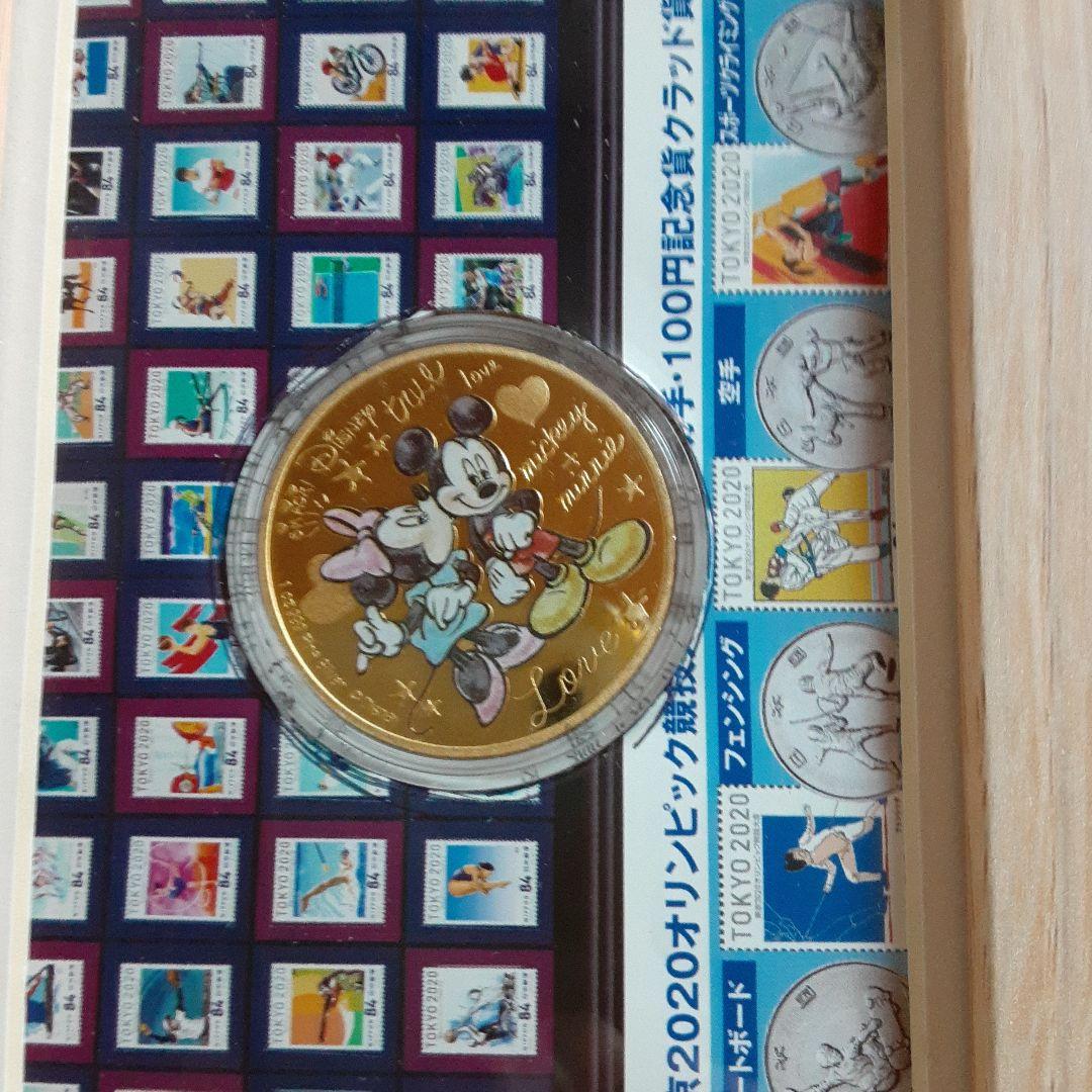 限定品ミッキーミニーカラー記念メダル