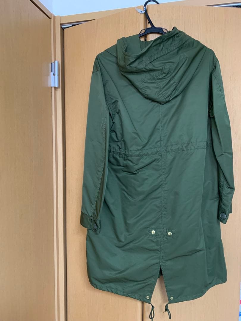 美品！イエナ　ライナー付きスーピマコットンモッズコート　クリーニング済