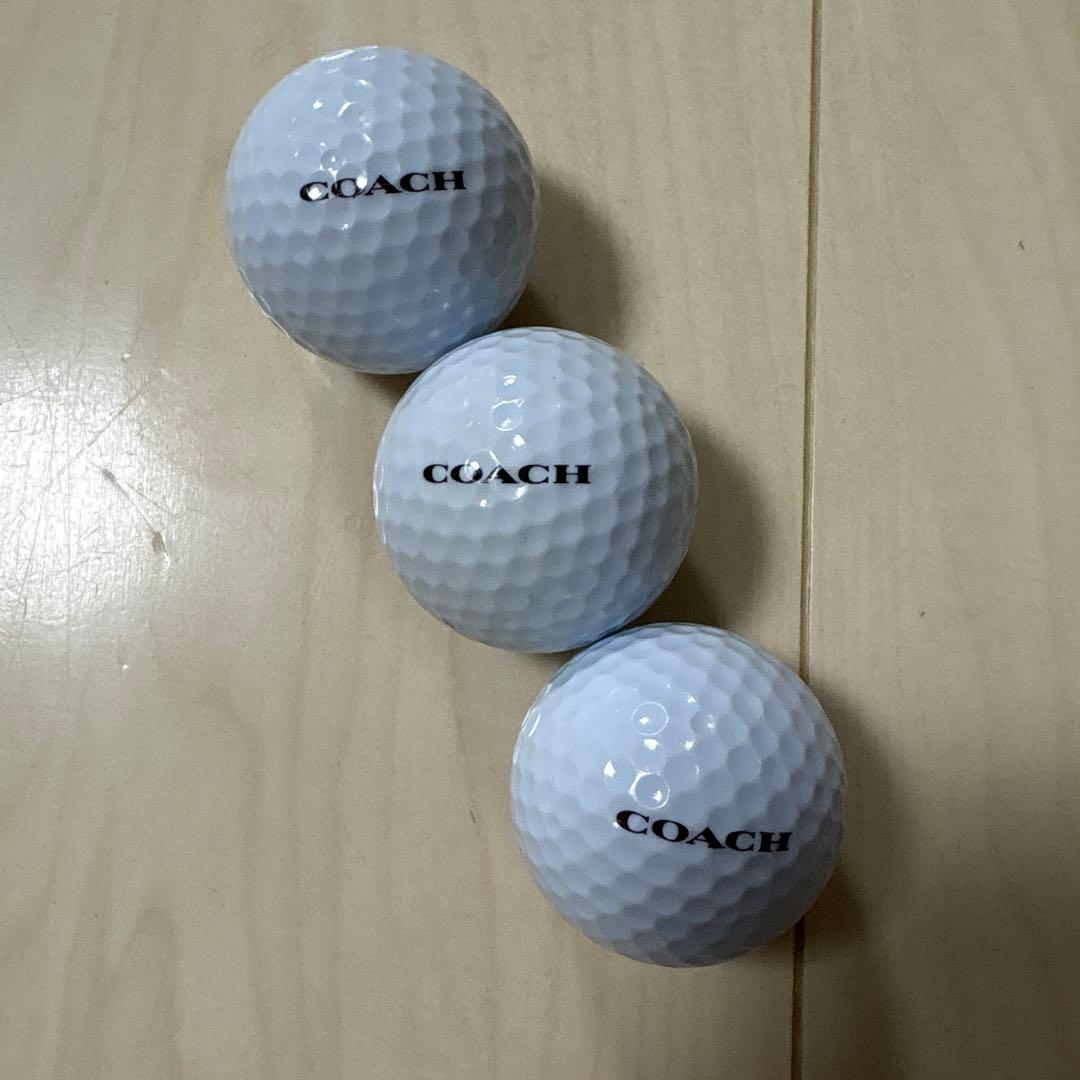 coachゴルフボールケース　ブラウン　値下げ