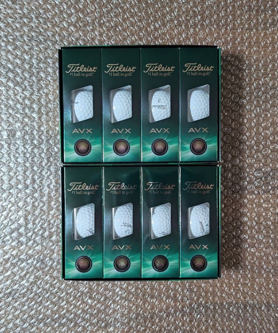 新品 タイトリスト AVX ホワイト 2024年モデル 2ダース
