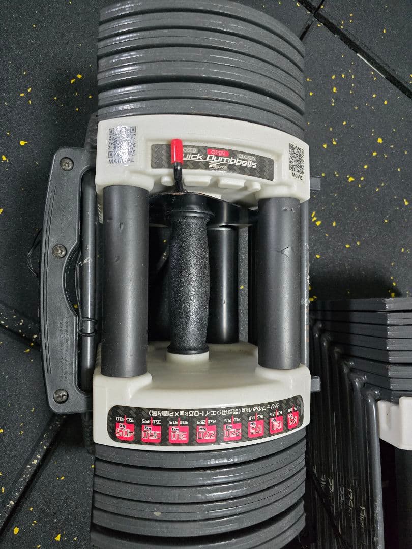クイックダンベル/ブロックダンベル 片方 最大40.5kg×2個