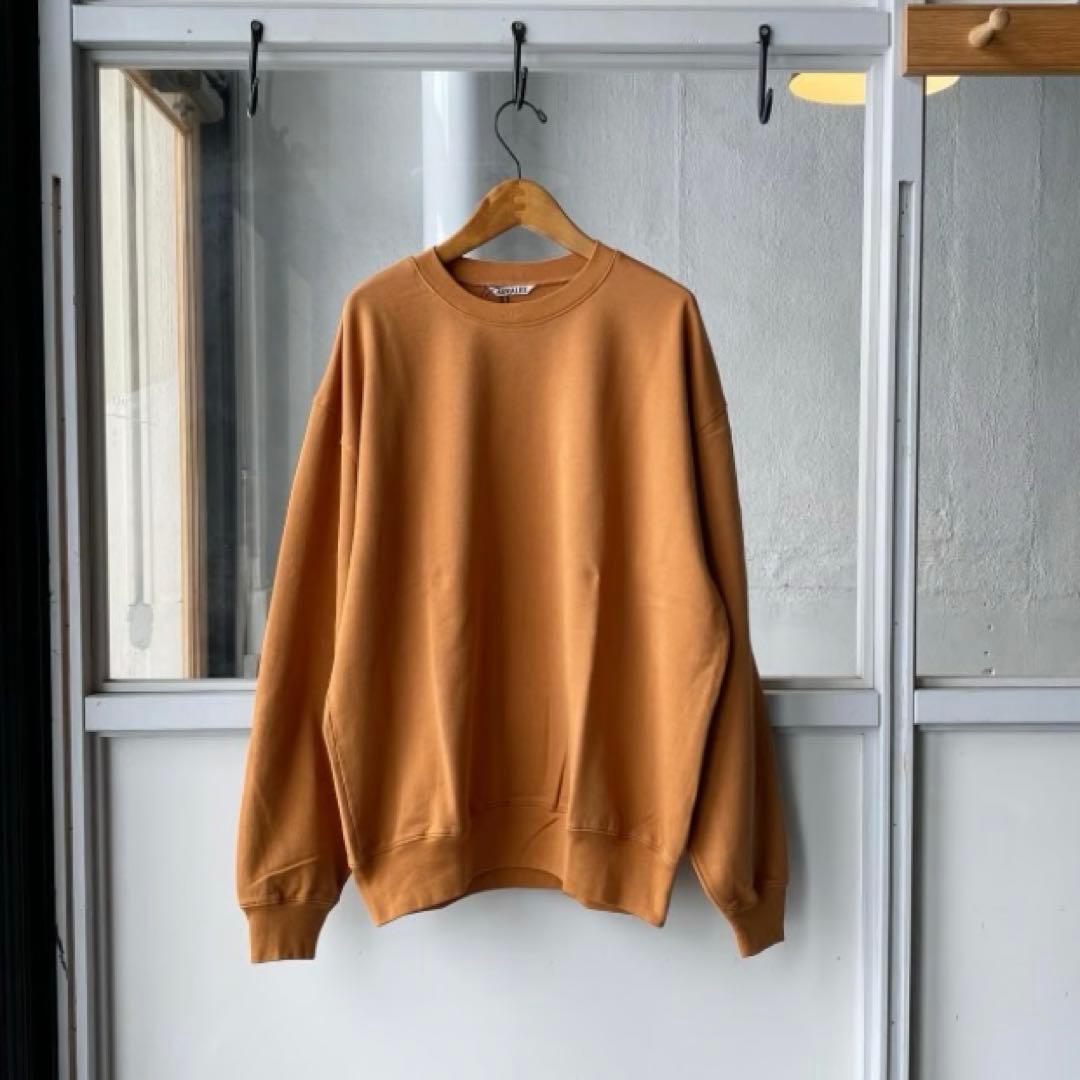 AURALEE　SUPER HIGH GAUZE SWEAT P/O