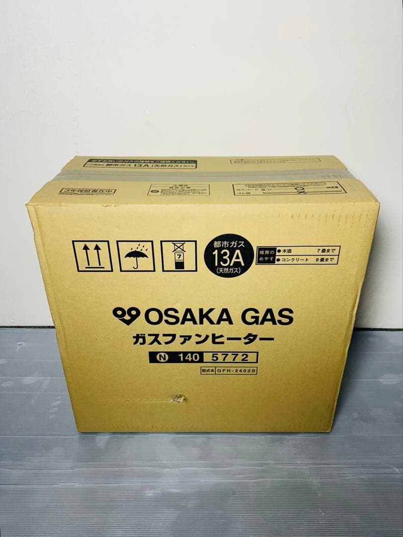 ✨未開封✨ノーリツ ガスファンヒーター GFH-2402S ホワイト 都市ガス用