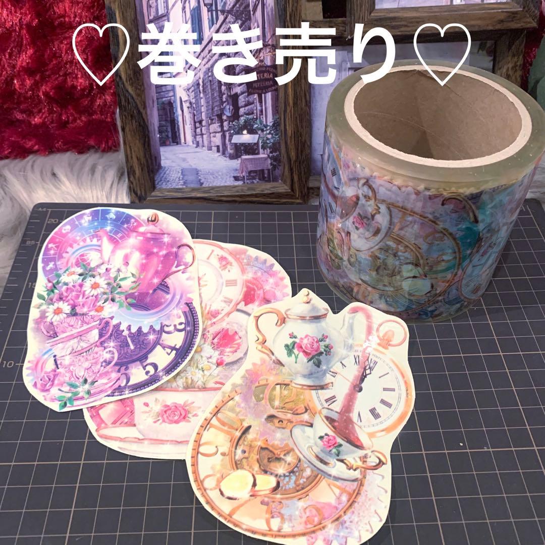▶︎import/黒いたぬきさま装飾oppテープ巻き売り♡