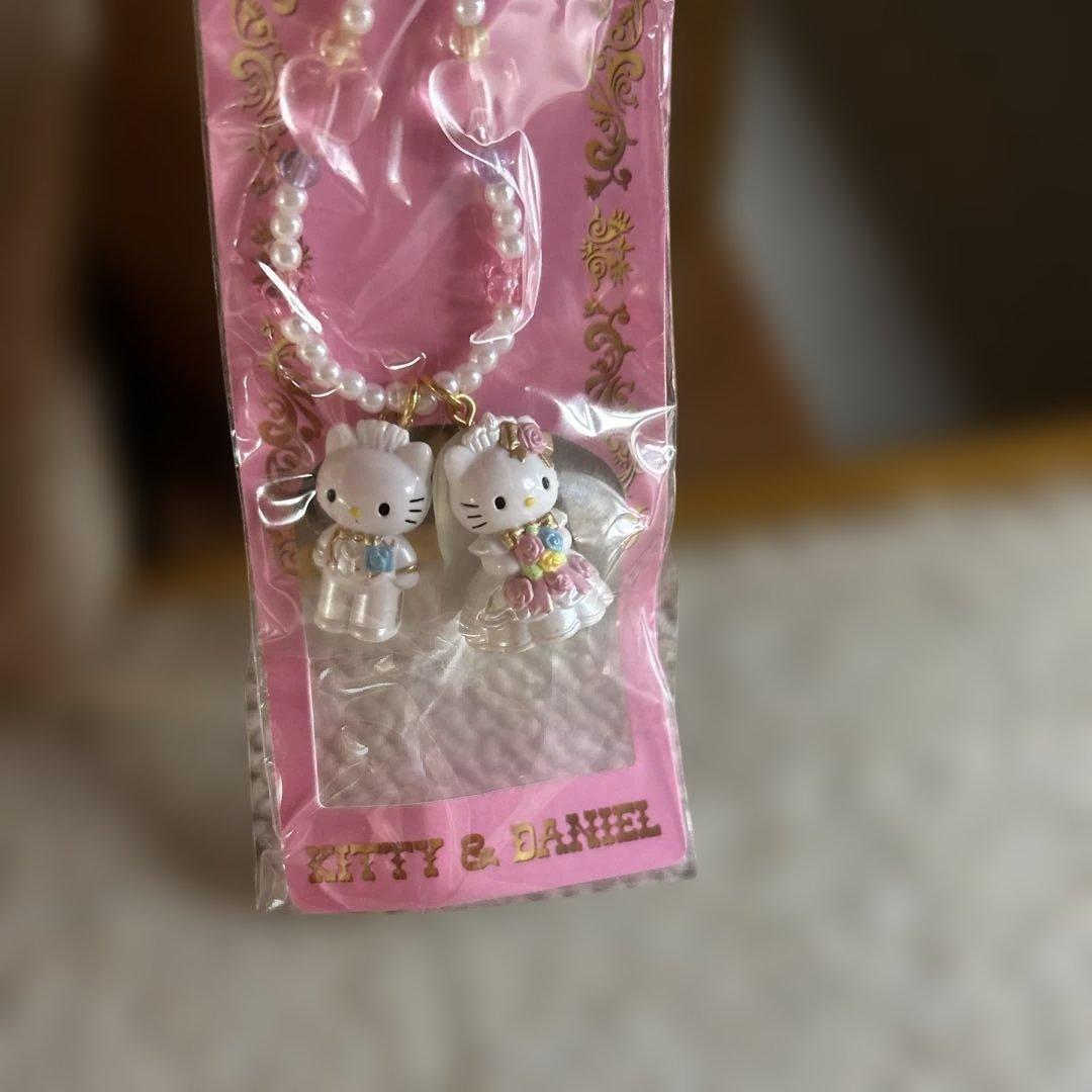ハローキティ キティ＆ダニエル ウエディングストラップ希少！レア！