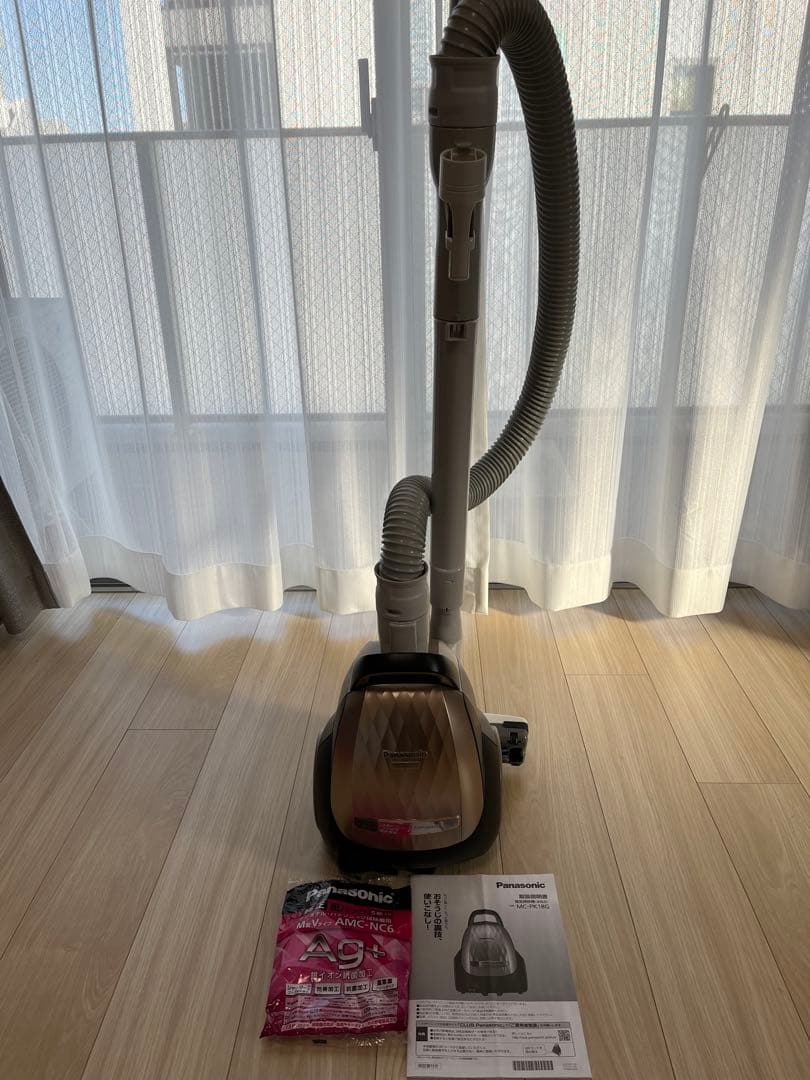 パナソニック 掃除機 MC-PK18G-N 付属品完備 紙パック式 動作良好