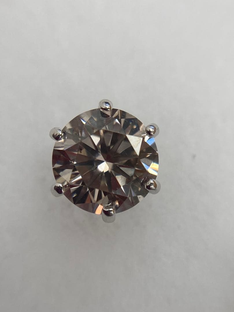 片耳 ピアス◇Pt900 ダイヤモンド 0.35ct