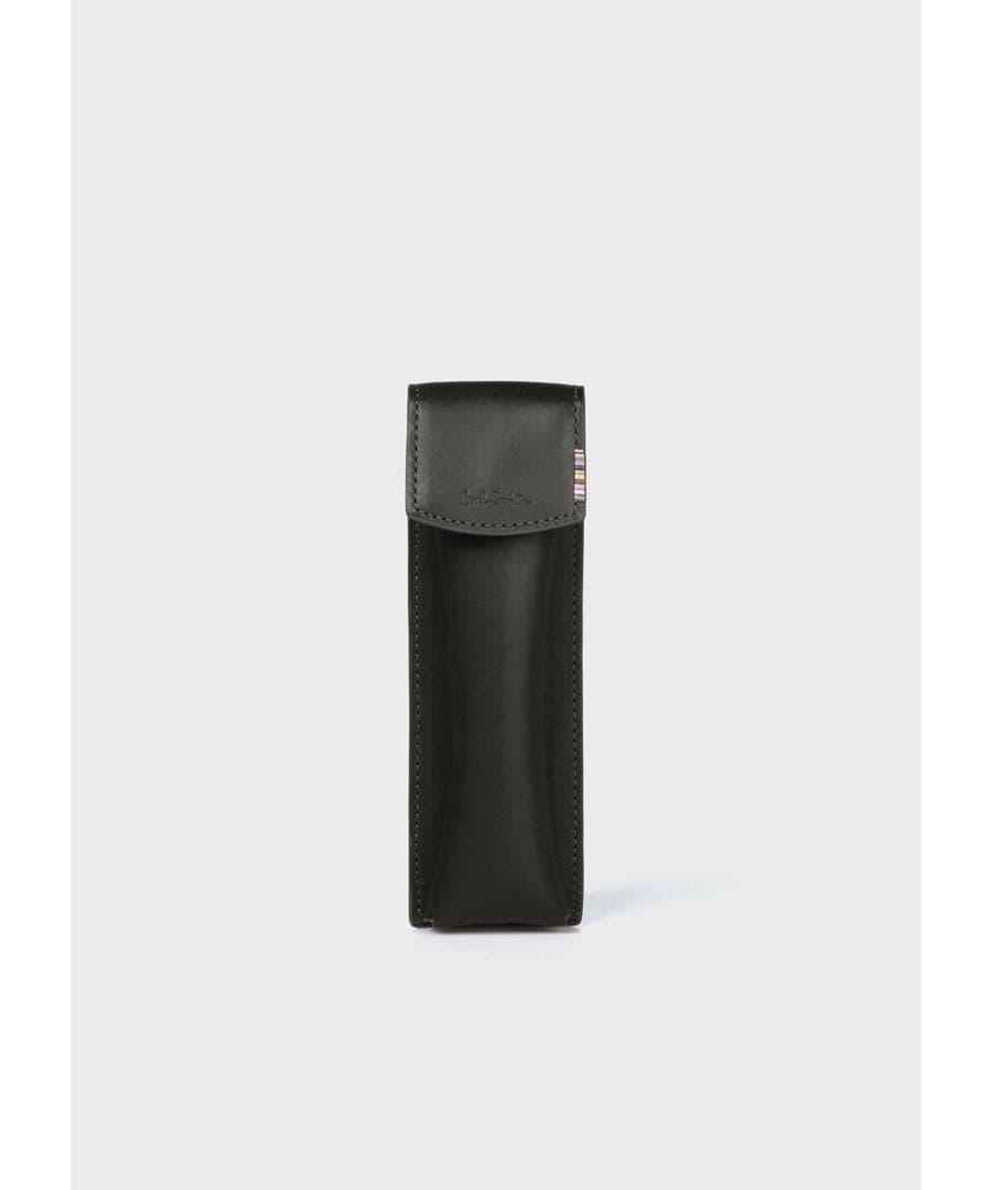 ブラックレザー ポールスミス　ペンケース