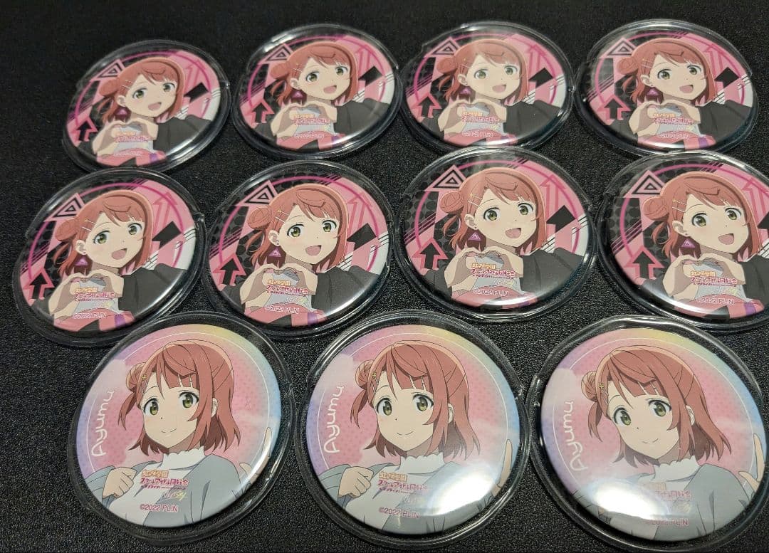 【匿名配送】ラブライブ 虹ヶ咲学園スクールアイドル同好会 上原歩夢 缶バッジ