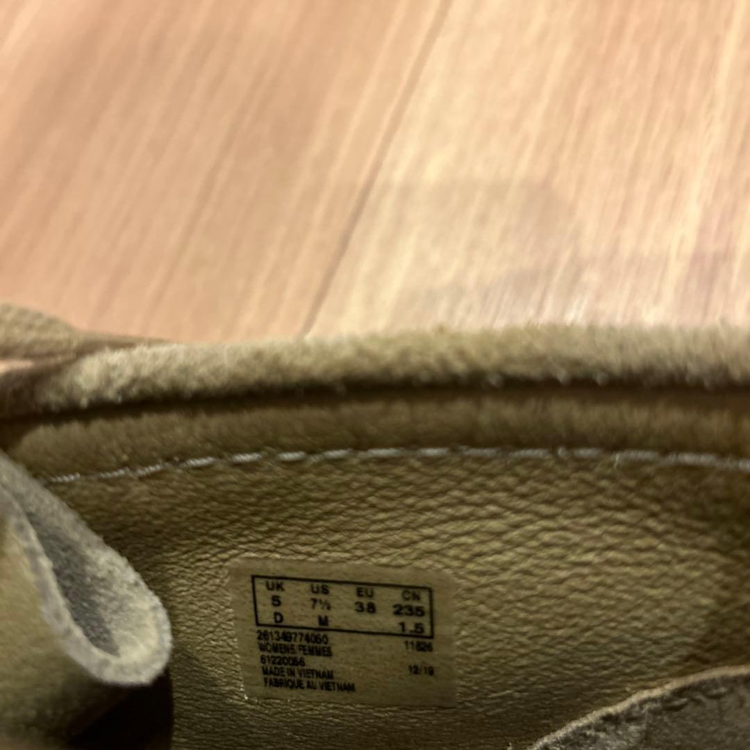 ★CLARKS クラークス★24cm★ベージュ★ワラビー★