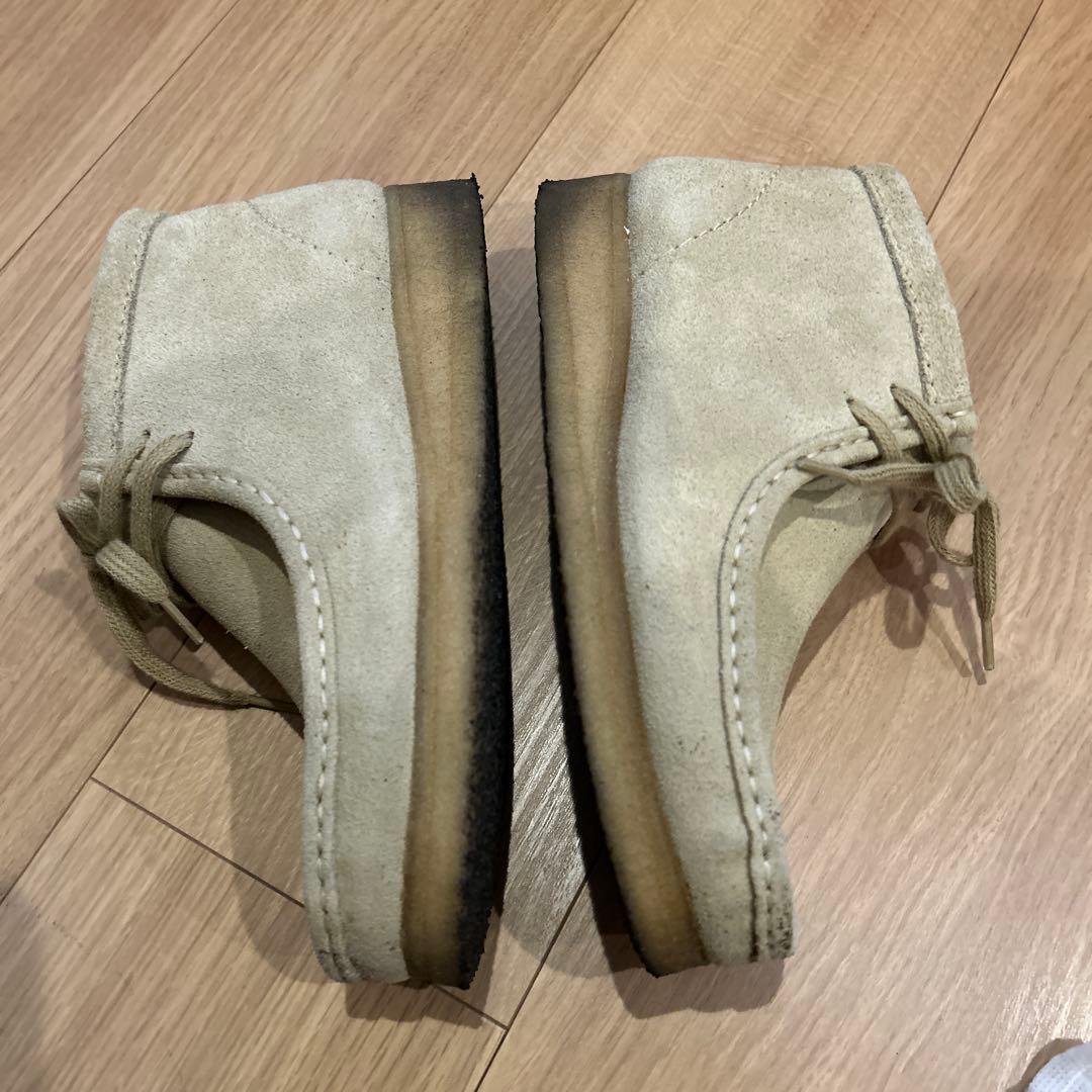 ★CLARKS クラークス★24cm★ベージュ★ワラビー★