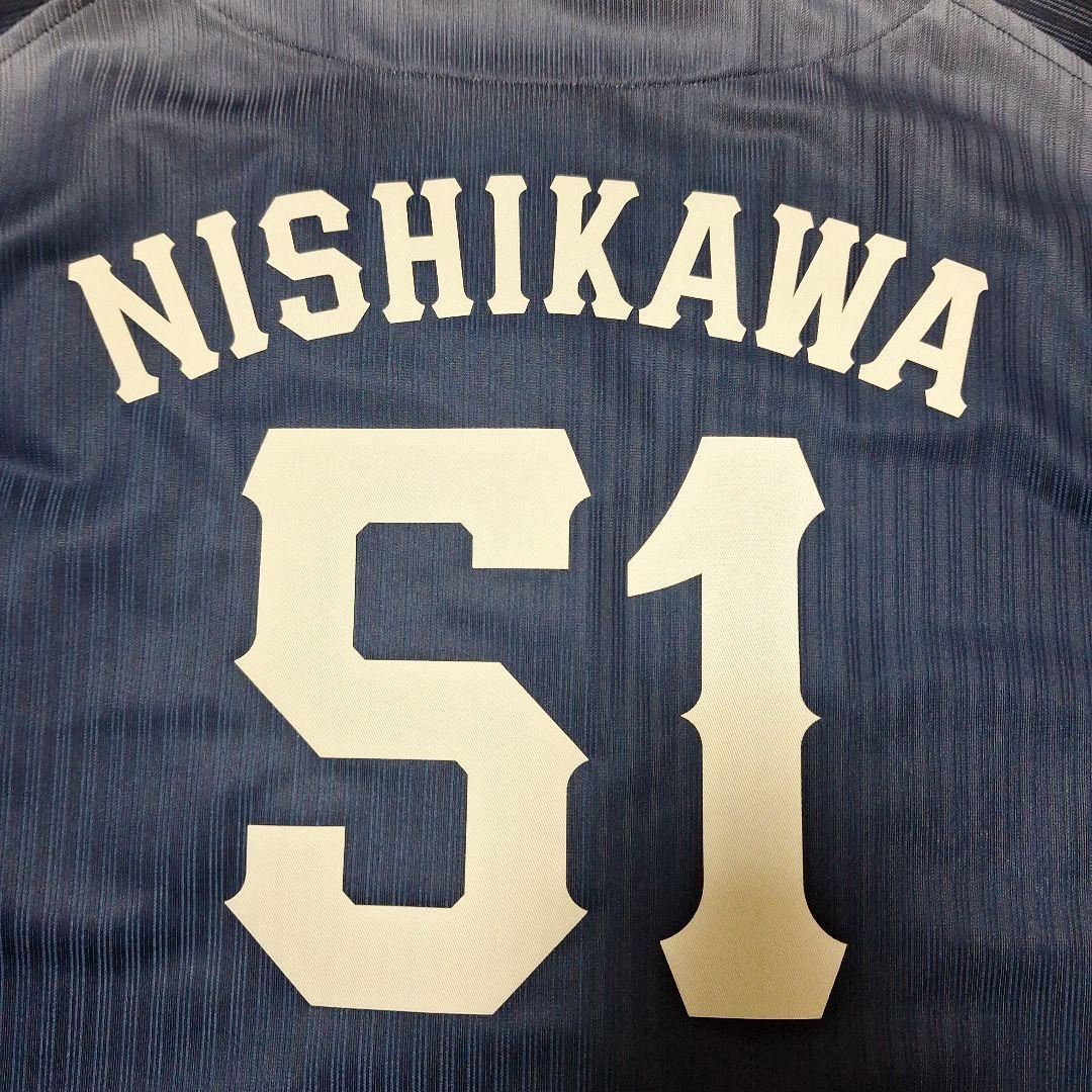 2025 埼玉西武ライオンズ　レプリカユニフォーム　ビジター　#51.西川愛也