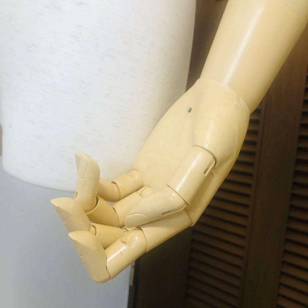 【美品】ReBody 婦人トルソー 可動腕・指あり 高さ調整