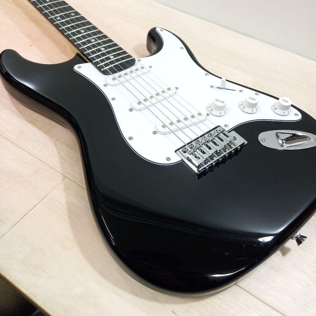 未使用品◎PhotoGenic ストラトキャスター ST-180 ブラック