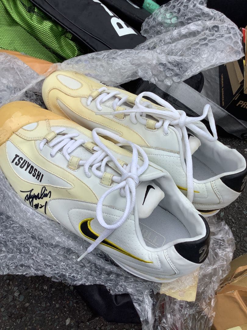 直筆サイン入り 福岡ソフトバンクホークス 和田毅選手支給品 ナイキ NIKE