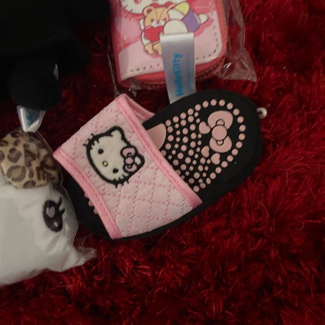 サンリオ　キティ　ギャル　ヒョウ柄　キーケース　ぬいぐるみ　バッグ　保冷バッグ