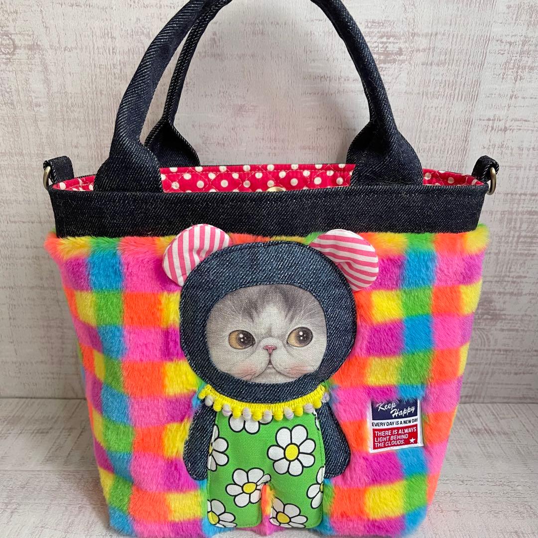 ゆ*ら様 ファー＊トートバッグ＊コヤンイサムチョン