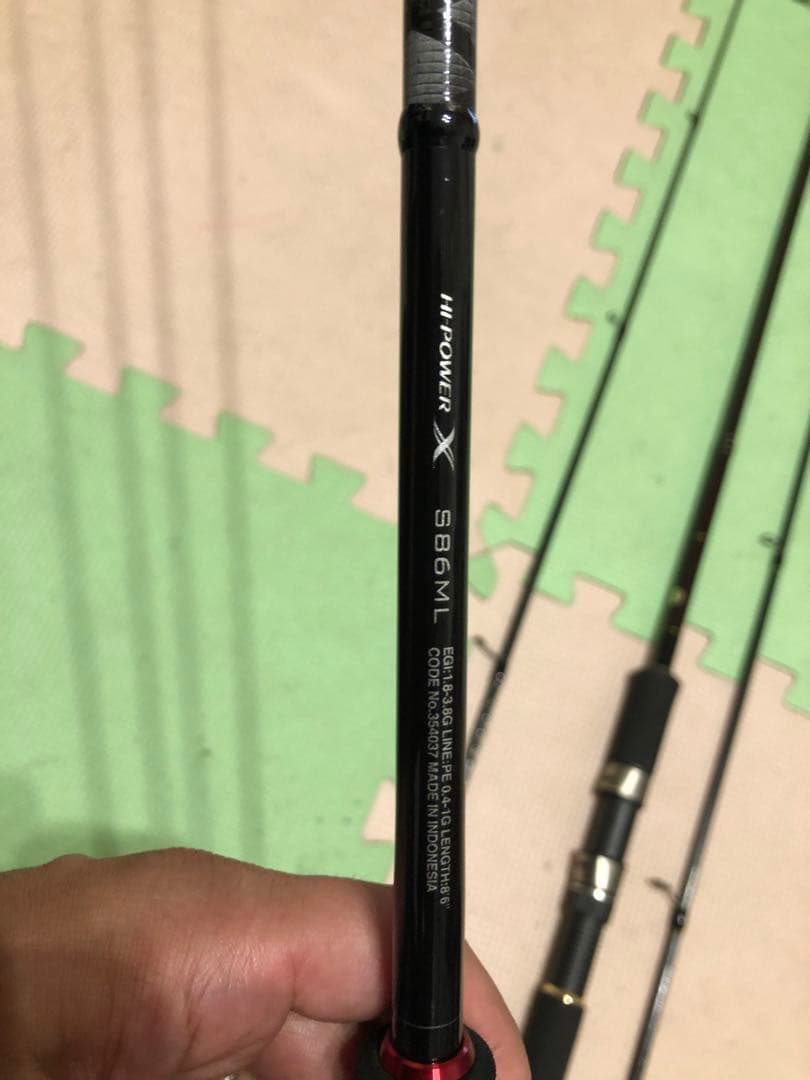 シマノ22セフィアBB s86ML タカミヤ シーバスロッド8able 88l