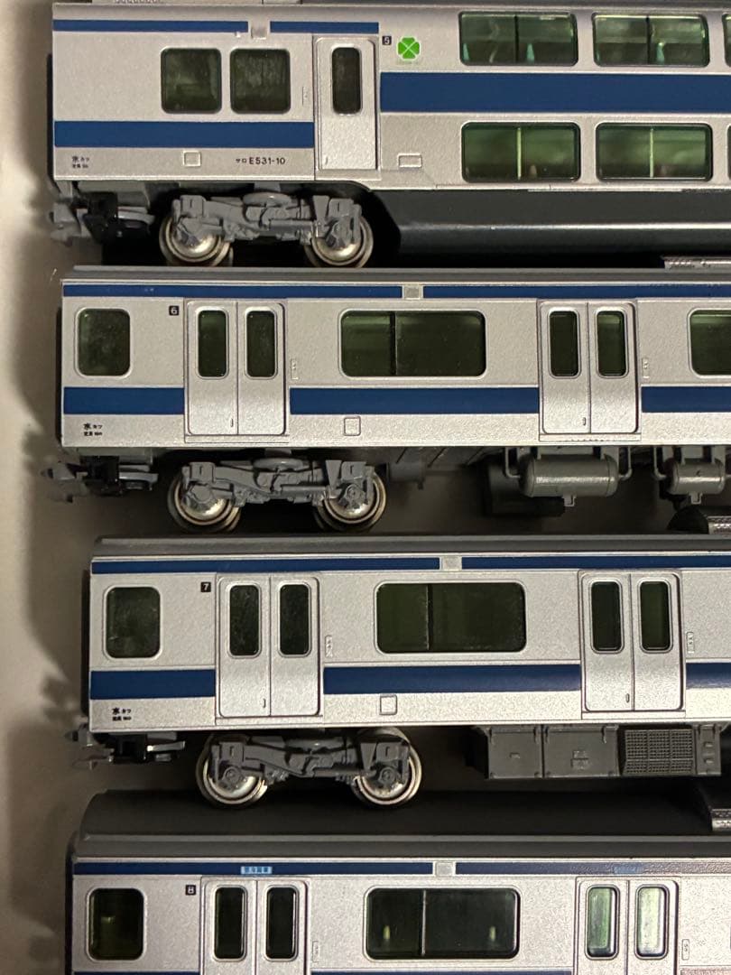 p*e様 E531系常磐線10両 kato ライト点灯内2両動力動作確認済　ジャ