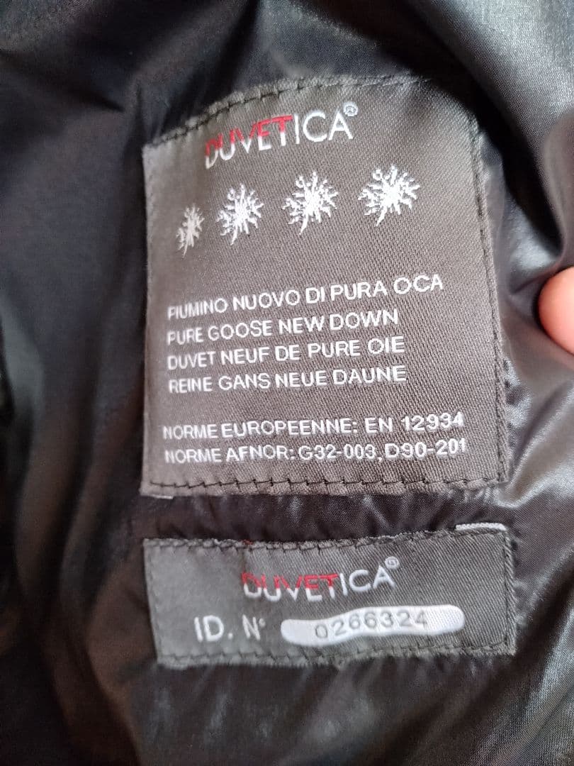 ヒ*デ様 DUVETICA デュベティカ フード付き ダウンジャケット 44 ブ