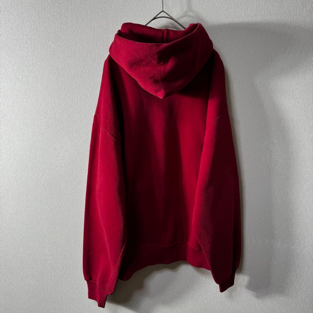 ち*ぶ様 希少 90s USA製 RUSSELL PLAIN 無地 フルジップ