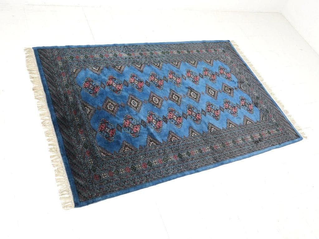 展示品　パキスタン　ラグ　カーペット　絨毯　手織り