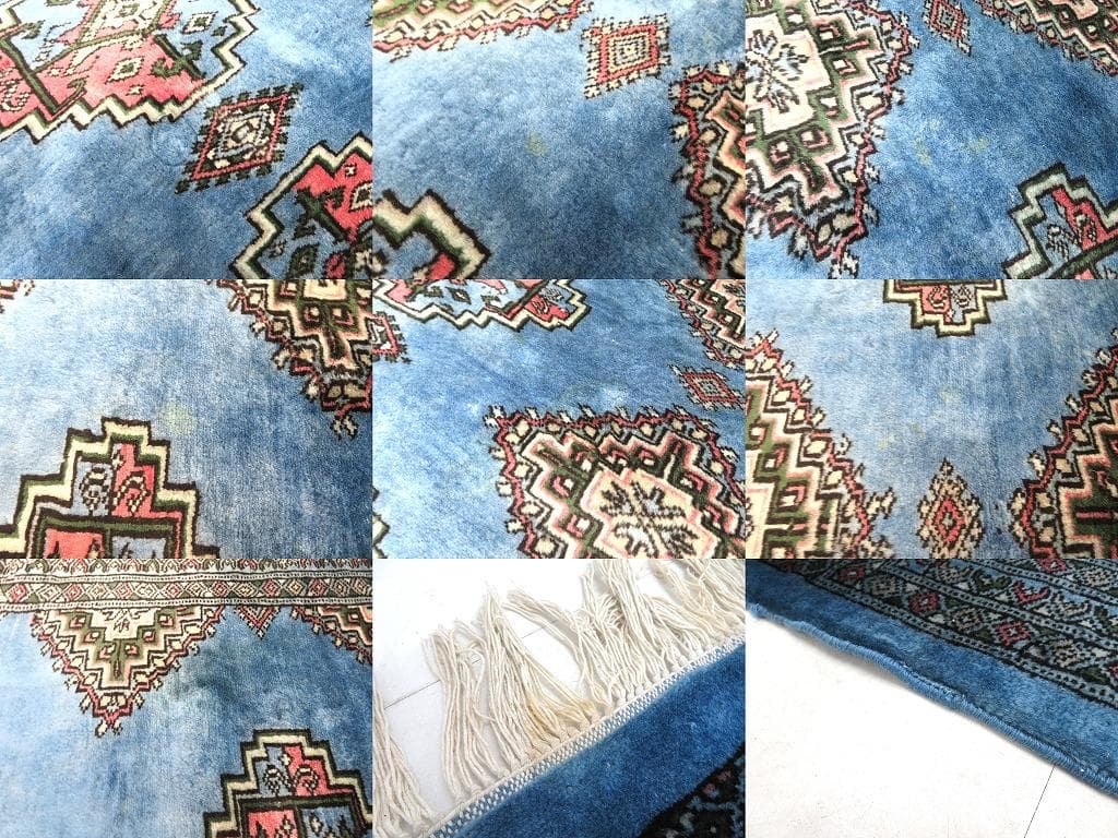 展示品　パキスタン　ラグ　カーペット　絨毯　手織り