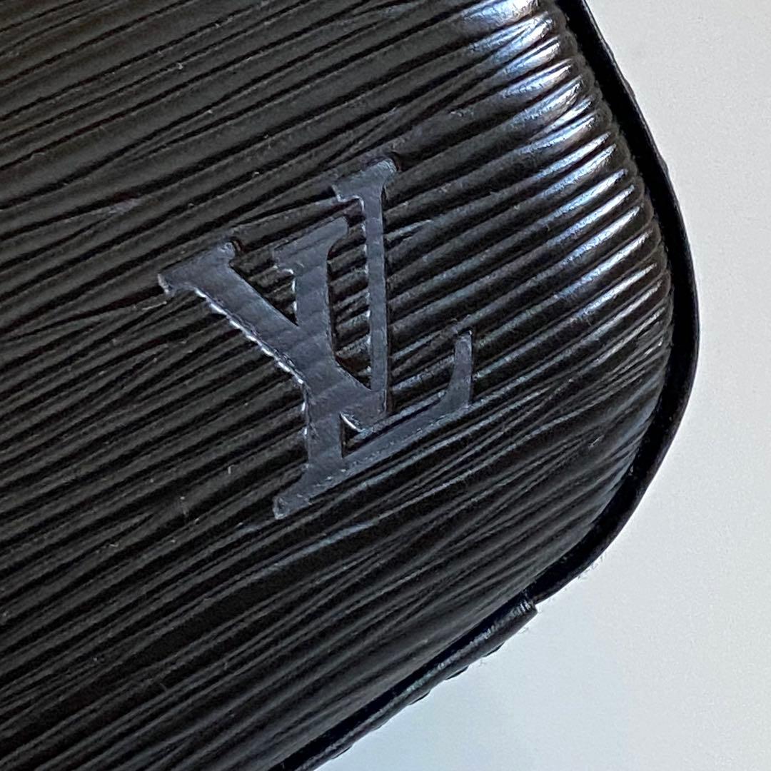 ルイヴィトン　ジャスミン　エピ　ハンドバッグ　ノワール　黒