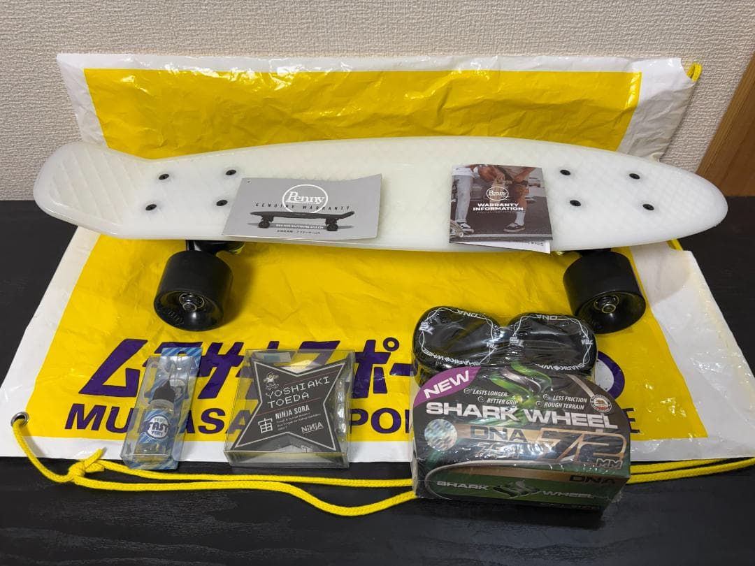 Penny 22インチ NINJA ベアリング オイル シャークウィール セット